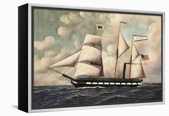 The Barkentine John S. Mckim, 1902-Antonio Jacobsen-Framed Premier Image Canvas