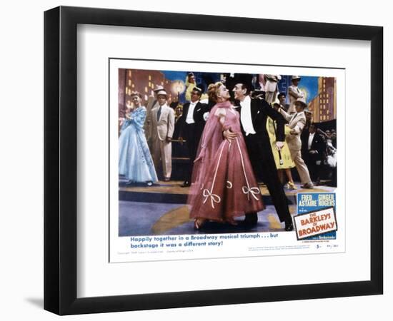 The Barkleys of Broadway, L-R, Ginger Rogers, Fred Astaire, 1949-null-Framed Premium Giclee Print