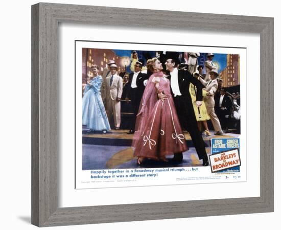 The Barkleys of Broadway, L-R, Ginger Rogers, Fred Astaire, 1949-null-Framed Art Print