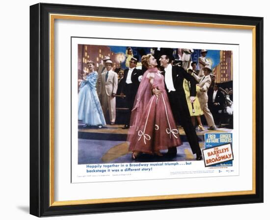 The Barkleys of Broadway, L-R, Ginger Rogers, Fred Astaire, 1949-null-Framed Art Print