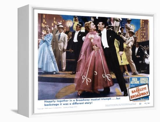 The Barkleys of Broadway, L-R, Ginger Rogers, Fred Astaire, 1949-null-Framed Stretched Canvas