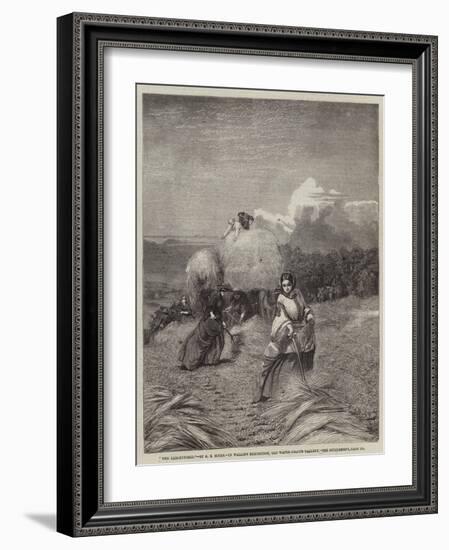 The Barleyfield-George Elgar Hicks-Framed Giclee Print