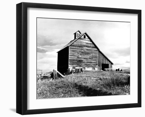 The Barn of an Older Settler-Dorothea Lange-Framed Giclee Print