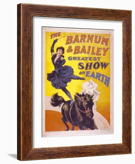 The Barnum & Bailey Greatest Show on Earth, Usa, 1895-Edward Henry Potthast-Framed Giclee Print