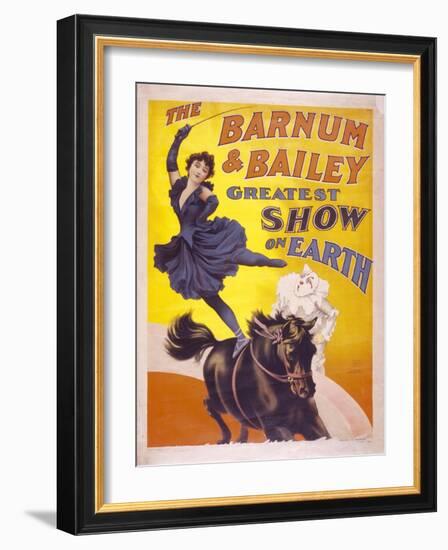 The Barnum & Bailey Greatest Show on Earth, Usa, 1895-Edward Henry Potthast-Framed Giclee Print