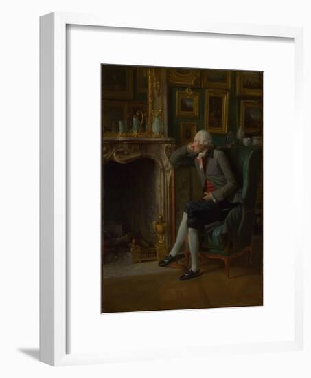The Baron De Besenval in His Salon De Compagnie, 1791-Henri-Pierre Danloux-Framed Giclee Print