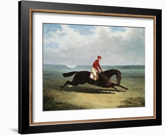 The Baron with Bumpy Up, at Newmarket-Henry Thomas Alken-Framed Giclee Print