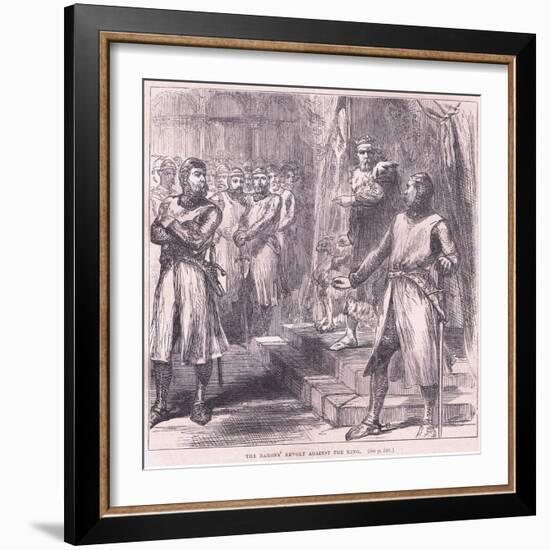 The Barons Revolt Against the King-Charles Ricketts-Framed Giclee Print