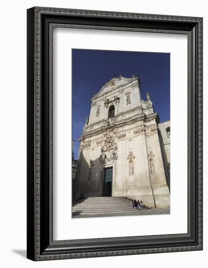 The Baroque Style Basilica of St. Martin (Basilica San Martino) in Martina Franca, Apulia, Italy-Stuart Forster-Framed Photographic Print