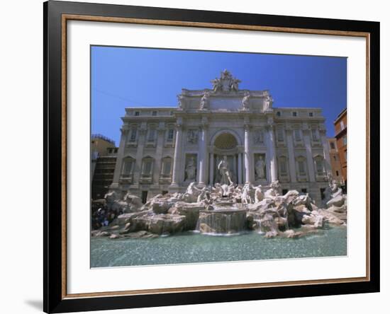 The Baroque Style Trevi Fountain, Rome, Lazio, Italy, Europe-Gavin Hellier-Framed Photographic Print