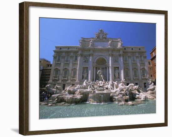 The Baroque Style Trevi Fountain, Rome, Lazio, Italy, Europe-Gavin Hellier-Framed Photographic Print