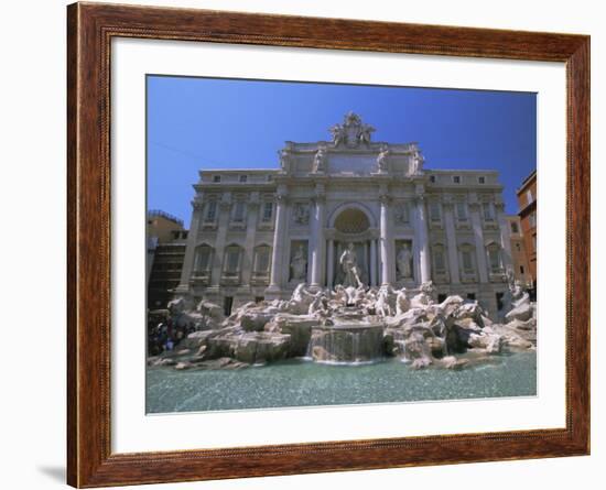 The Baroque Style Trevi Fountain, Rome, Lazio, Italy, Europe-Gavin Hellier-Framed Photographic Print