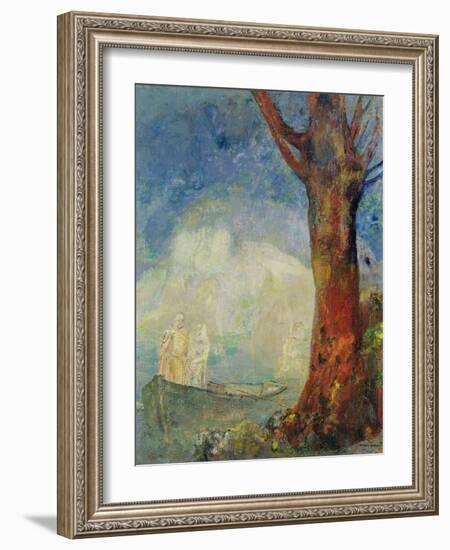 The Barque, c.1900-Odilon Redon-Framed Giclee Print