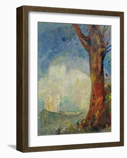 The Barque, c.1900-Odilon Redon-Framed Giclee Print