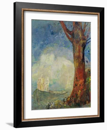 The Barque, c.1900-Odilon Redon-Framed Giclee Print