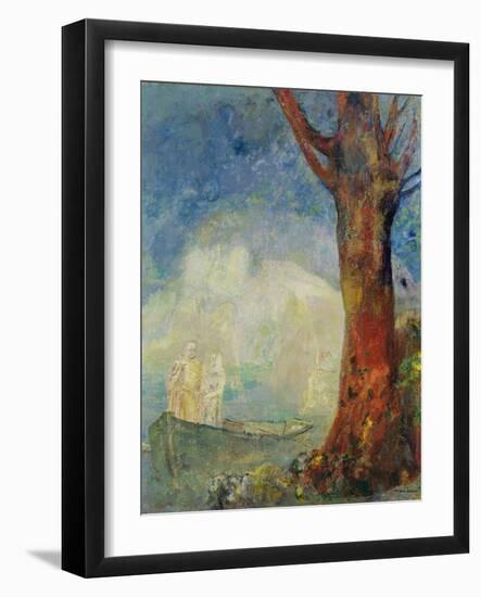 The Barque, c.1900-Odilon Redon-Framed Giclee Print