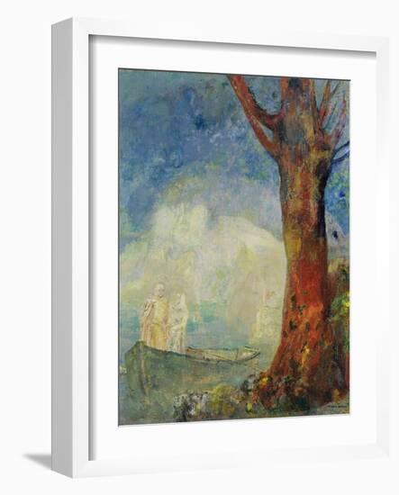 The Barque, c.1900-Odilon Redon-Framed Giclee Print