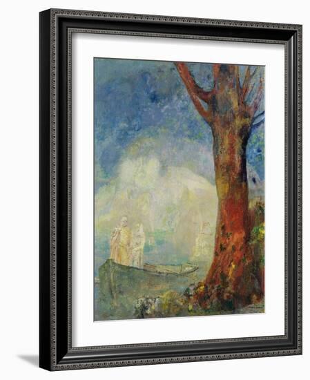 The Barque, c.1900-Odilon Redon-Framed Giclee Print