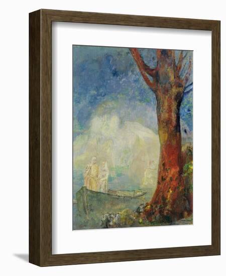 The Barque, c.1900-Odilon Redon-Framed Giclee Print