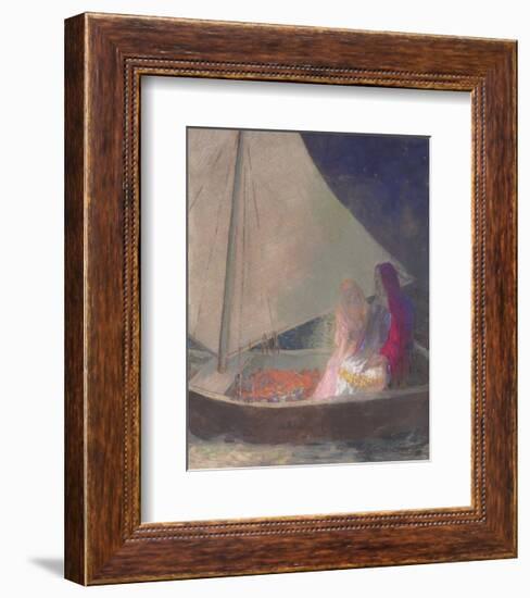 The Barque, c.1902-Odilon Redon-Framed Art Print