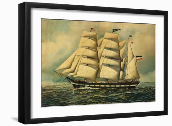 The Barque Colombine, 1903-Antonio Jacobsen-Framed Giclee Print