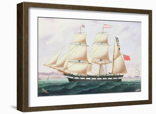 The Barque `Cormorant'-English-Framed Giclee Print