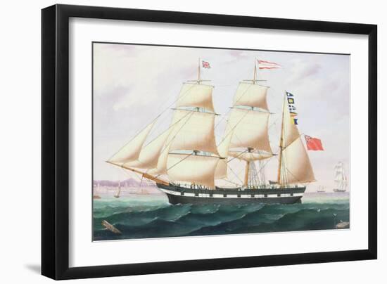 The Barque `Cormorant'-English-Framed Giclee Print