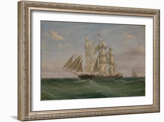 The Barque, Helen Denny by William Clark, 1863 (Oil Painting)-William Clark-Framed Giclee Print