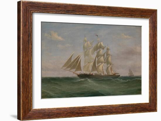 The Barque, Helen Denny by William Clark, 1863 (Oil Painting)-William Clark-Framed Giclee Print