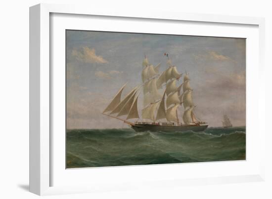 The Barque, Helen Denny by William Clark, 1863 (Oil Painting)-William Clark-Framed Giclee Print