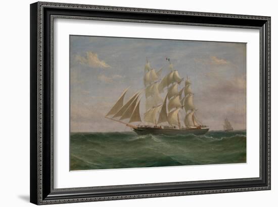 The Barque, Helen Denny by William Clark, 1863 (Oil Painting)-William Clark-Framed Giclee Print