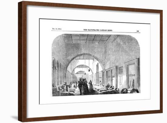 The Barrack Hospital at Scutari During the Crimean War, 1854-null-Framed Giclee Print