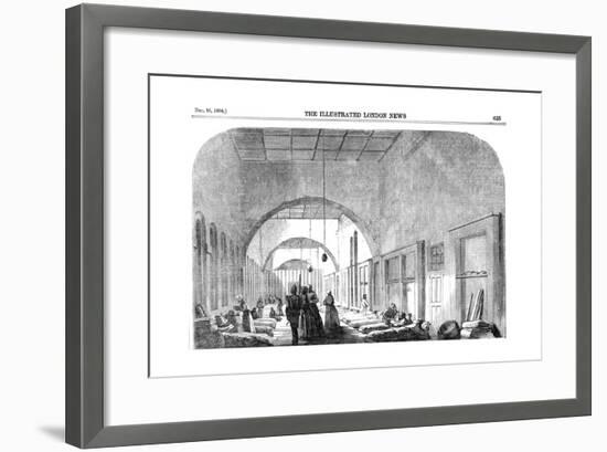 The Barrack Hospital at Scutari During the Crimean War, 1854-null-Framed Giclee Print