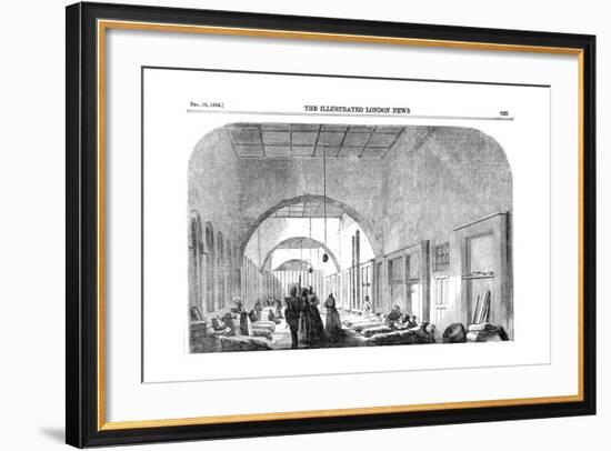 The Barrack Hospital at Scutari During the Crimean War, 1854-null-Framed Giclee Print