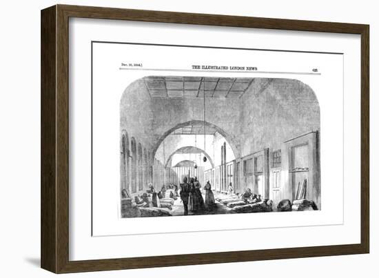 The Barrack Hospital at Scutari During the Crimean War, 1854-null-Framed Giclee Print