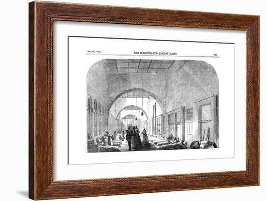 The Barrack Hospital at Scutari During the Crimean War, 1854-null-Framed Giclee Print