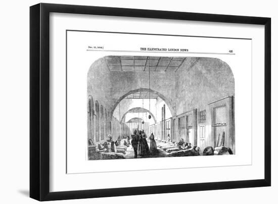 The Barrack Hospital at Scutari During the Crimean War, 1854-null-Framed Giclee Print