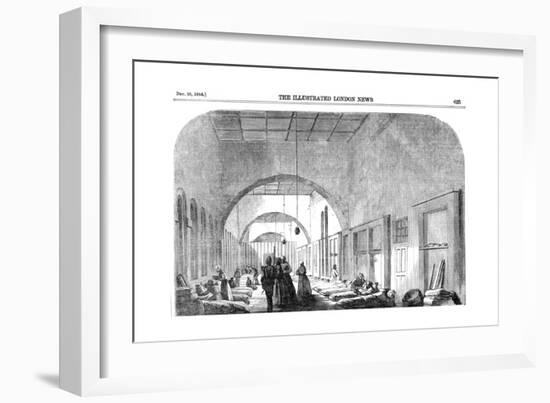 The Barrack Hospital at Scutari During the Crimean War, 1854-null-Framed Giclee Print