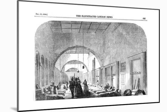 The Barrack Hospital at Scutari During the Crimean War, 1854-null-Mounted Giclee Print