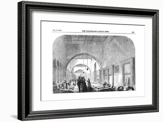 The Barrack Hospital at Scutari During the Crimean War, 1854-null-Framed Giclee Print