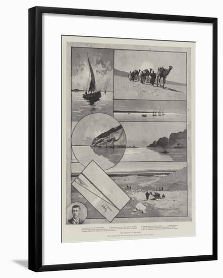 The Barrage of the Nile-Charles Auguste Loye-Framed Giclee Print