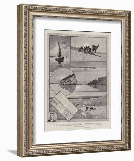 The Barrage of the Nile-Charles Auguste Loye-Framed Giclee Print