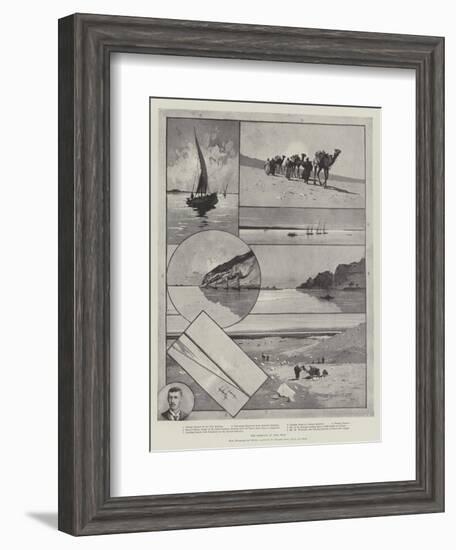 The Barrage of the Nile-Charles Auguste Loye-Framed Giclee Print