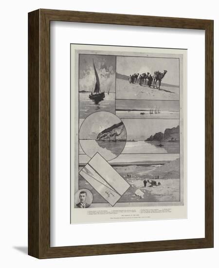 The Barrage of the Nile-Charles Auguste Loye-Framed Giclee Print