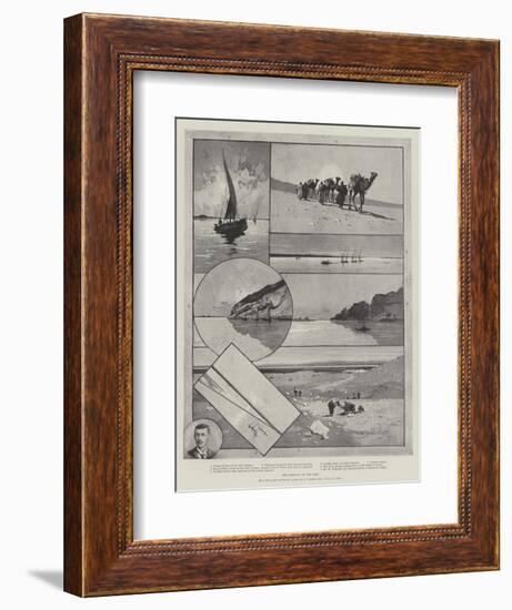 The Barrage of the Nile-Charles Auguste Loye-Framed Giclee Print