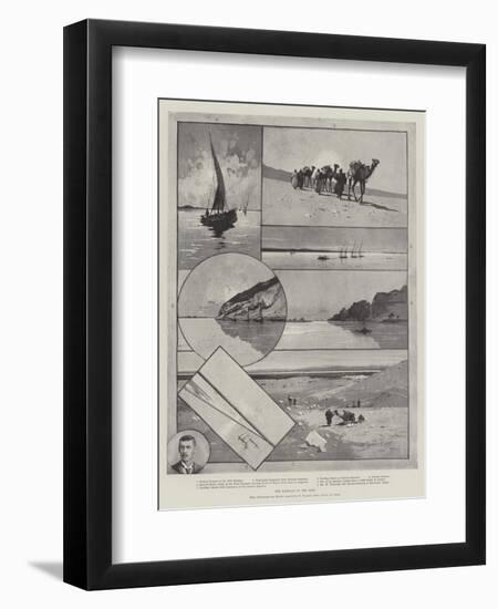 The Barrage of the Nile-Charles Auguste Loye-Framed Giclee Print