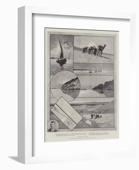 The Barrage of the Nile-Charles Auguste Loye-Framed Giclee Print