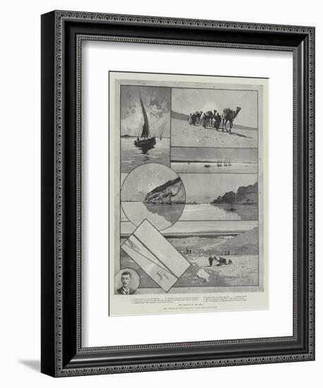 The Barrage of the Nile-Charles Auguste Loye-Framed Giclee Print