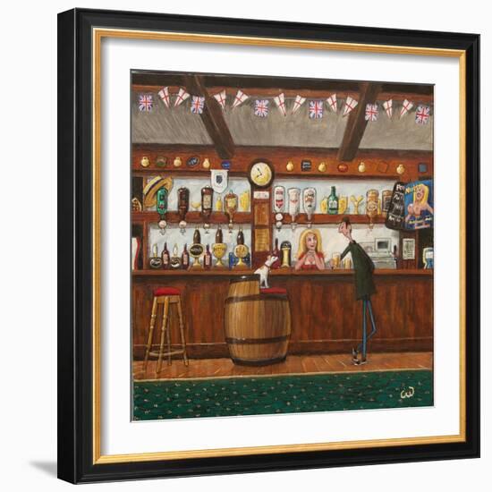 The Barrel, 2014 (Oil on Canvas)-Chris Ross Williamson-Framed Giclee Print