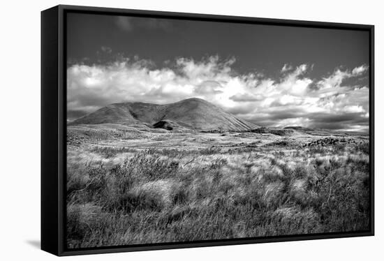 The Barren Landscape Of The Interior Of Hawaii's Big Island-Erik Kruthoff-Framed Stretched Canvas